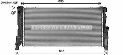 F55-56  Radiateur B36-38 680x336x22 ONE Cooper