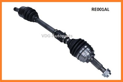 RE001AL Aandrijfas links RENAULT CLIO IV  